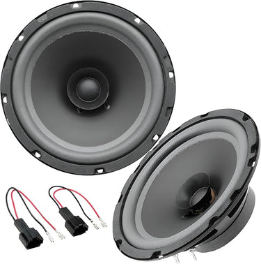 sound-way Altavoces bicónico 16,5 cm – 120 Vatios para Peugeot